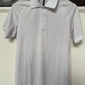 Lululemon Men’s Classic White Polo Shirt